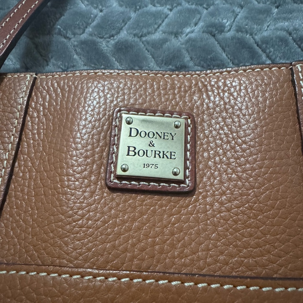 Dooney & Bourke Brown Leather Shoulder Bag
